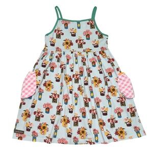 MATILDA JANE Pocketful of Flowers Dress Brilliant Daydream Girl's Size 8
